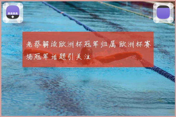 老蔡解读欧洲杯冠军归属 欧洲杯赛场冠军话题引关注